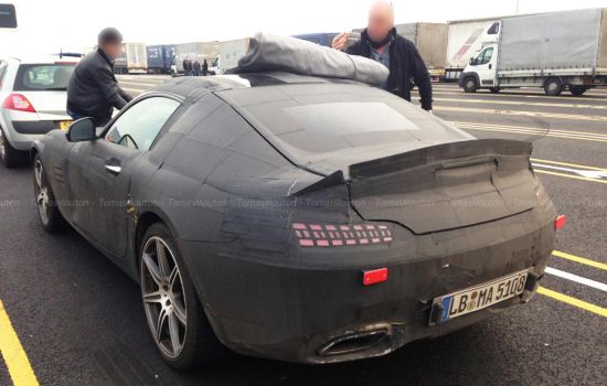 Mercedes AMG GT spyshot