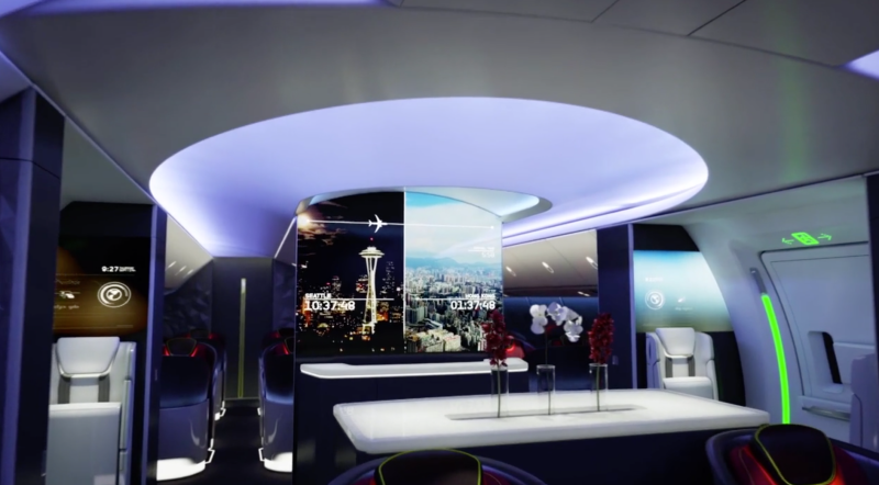 Boeing Wants to Turn the Interiors of Its Planes Into Giant Screens