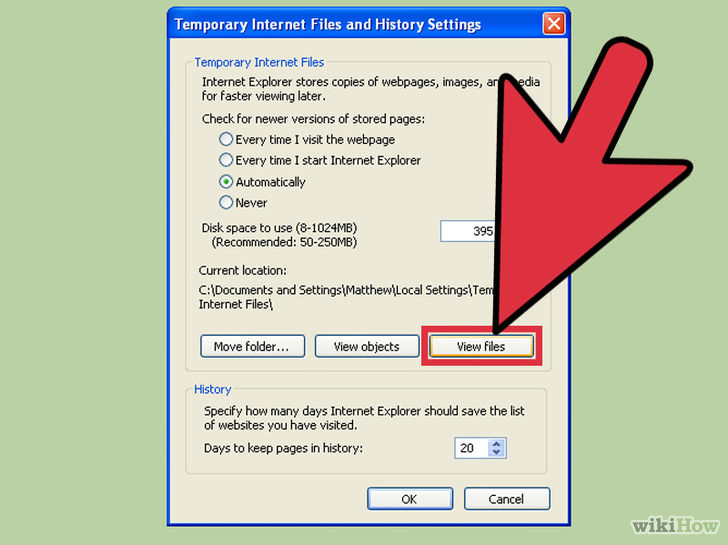 Image titled Access Cookies in Windows XP Step 4