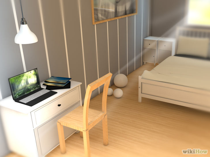 Image titled Affordably Decorate a Small Bedroom Step 3