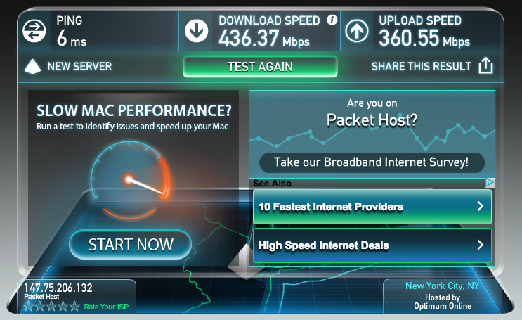 NYC's New Public Wifi Is Obscenely Fast