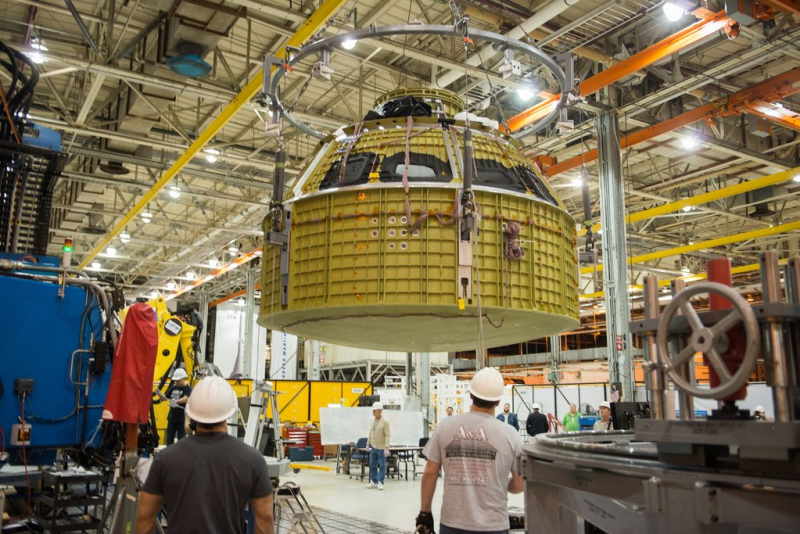 NASA Has Completed Welding Together The Orion Spacecraft's Crew Module