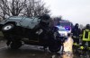 Bizarre crash with acrobatic Defender and kontloze 911