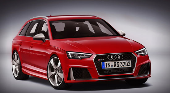 Audi RS4 render