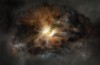 Mest Lysende Galaxy Svært Turbulent, Ripping Seg Ut: Studie