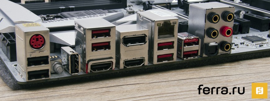 I/O-панель MSI Z170A XPOWER GAMING TITANIUM EDITION