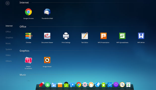 Deepin Desktop
Environment