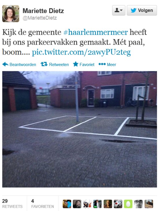 Huisje, boompje, parkeervakje