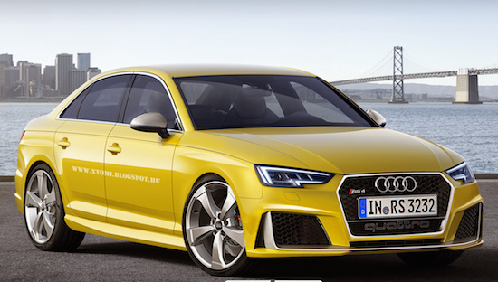 De nieuwe Audi RS4 komt er ook als sedan