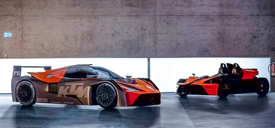 KTM met dak