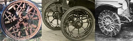Resilient wheels