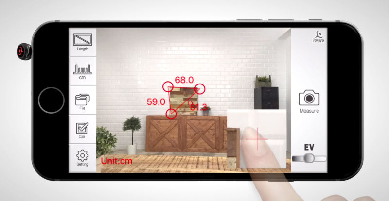 Turn Your iPhone Into a Laser Measure With This Tiny Headphone Jack Accessory