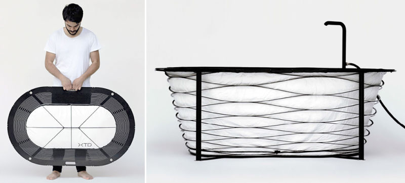 Portable Bathtub Packs Flatter Than a Stolen Hotel Bathrobe