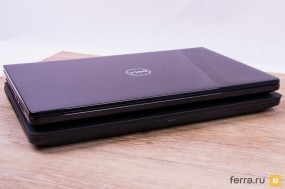 Передний край Dell Inspiron 5559 (сверху) и 7559 (снизу)
