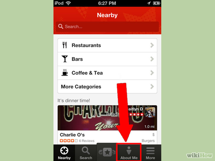Image titled Accept or Decline a Compliment on the Yelp for iPhone App Step 3