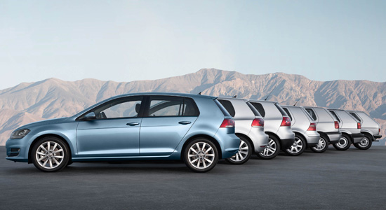 Volkswagen Golf 7 generaties