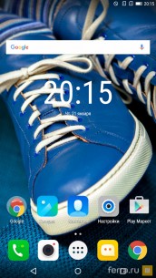 Интерфейс системы в Lenovo Phab Plus