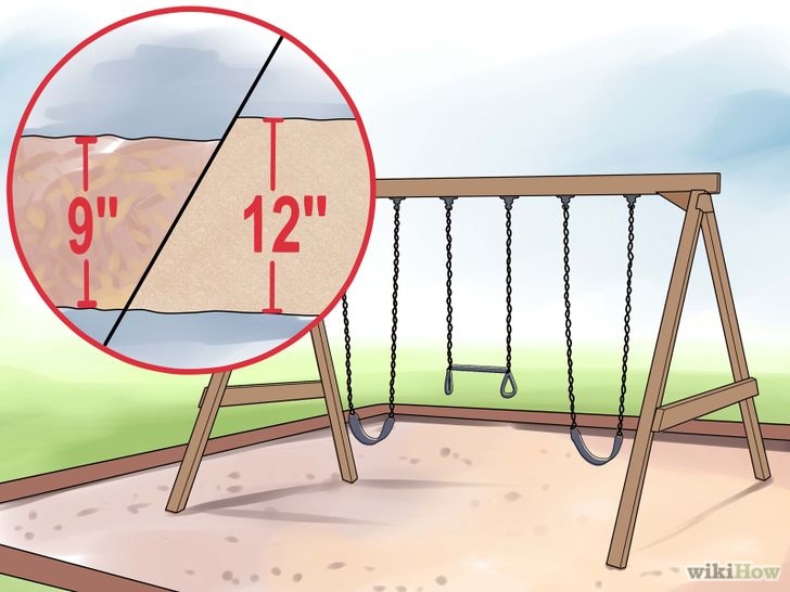 Image titled Anchor a Swing Set Step 7