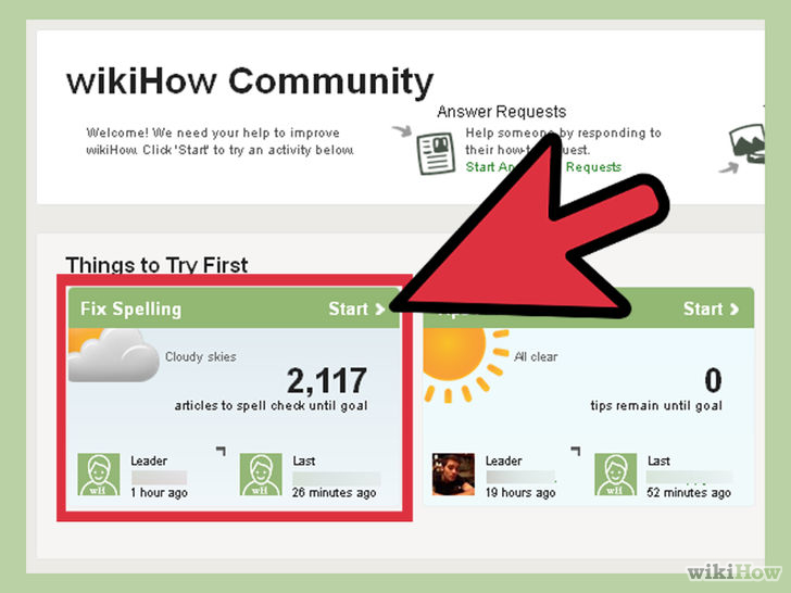 Image titled Access the wikiHow Community Dashboard Step 3