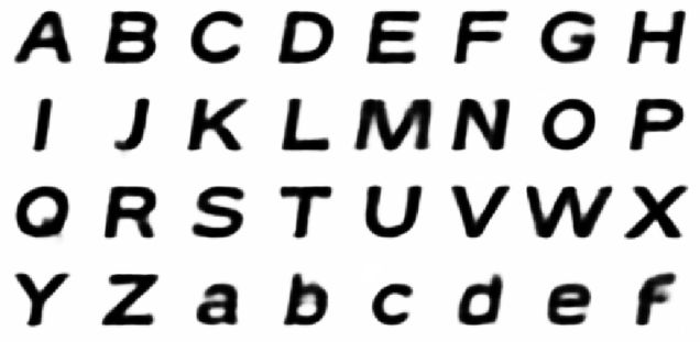 This Is What Happens When You Let a Neural Network Design Fonts