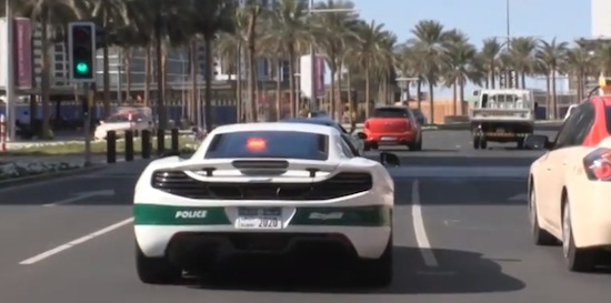 Politie in Dubai rolt tegenwoordig in een McLaren 12C