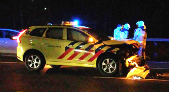 Huisarts botst op sleepwagen
