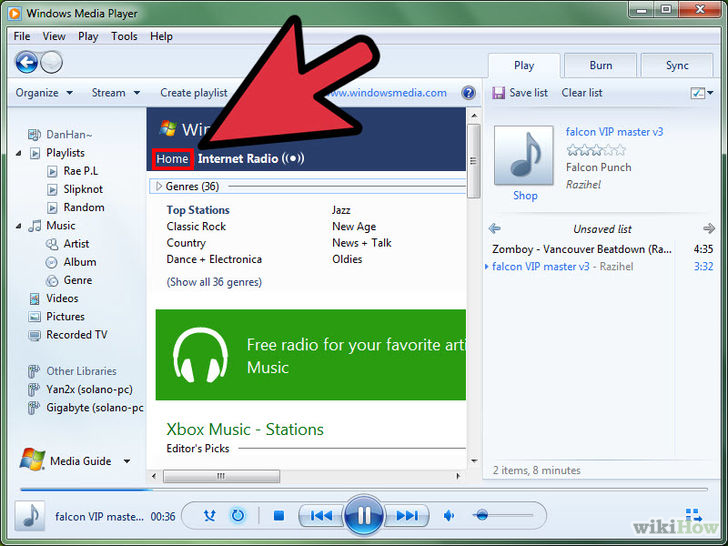 Image titled Access Facebook Via Windows Media Player Step 6