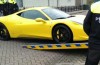 Well-known yellow Ferrari 458 by the ministry of Justice seized [updated]
