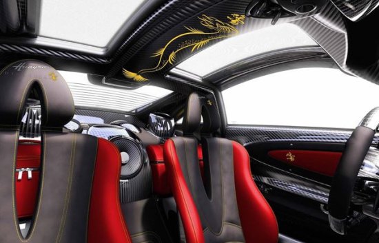 Huayra Dinastia interieurtje