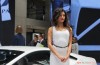 The girls of Lamborghini at the Paris motor show