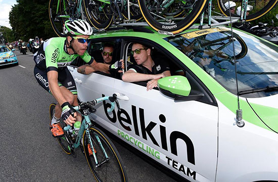 De Skoda van Belkin Pro Cyling