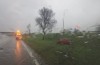 Attention! Heavy rain creates chaos on the road