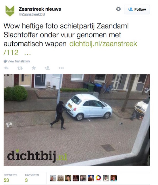 Politie zoekt bruin busje na liquidatie in Zaandam