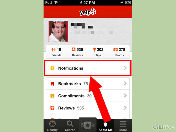 Image titled Accept or Decline a Compliment on the Yelp for iPhone App Step 13