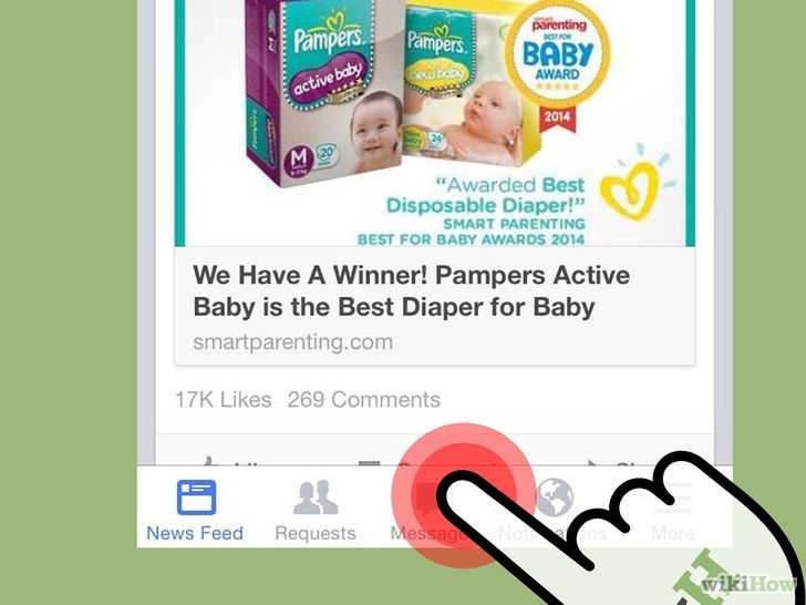 Image titled Avoid Facebook Messenger Step 1