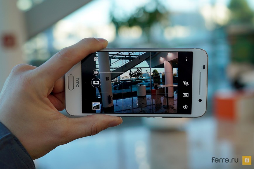 HTC One A9 в режиме съемки