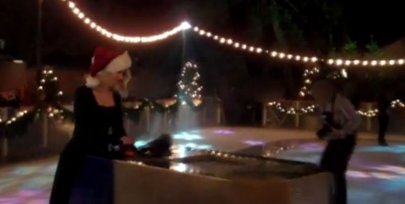 Exclusive Video: Marissa Mayer Riding a Zamboni 