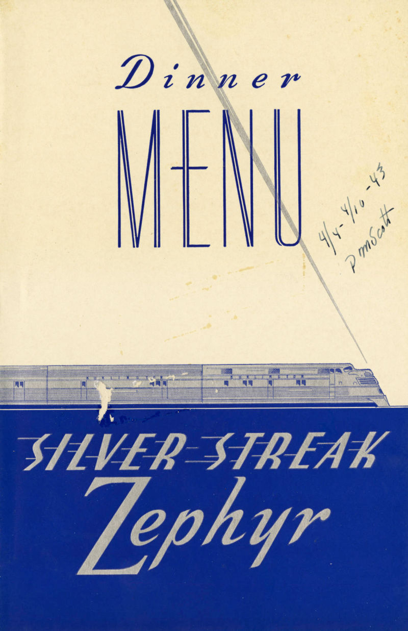 14 Gorgeous Menus From the Golden Age of Dining Cars