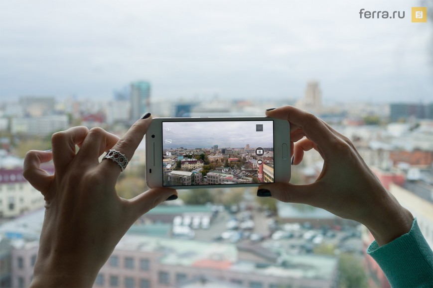 HTC One A9 в режиме съемки