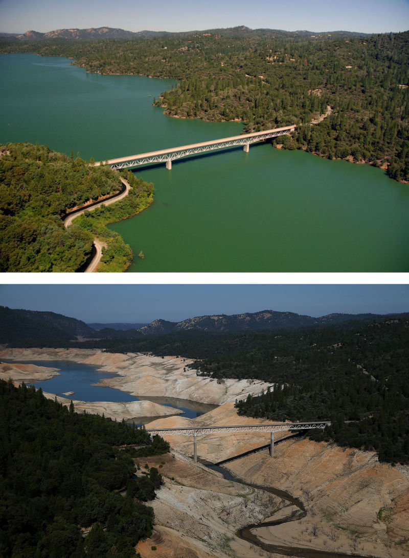A California Reservoir Infamously Depleted By Drought Rises 20 Feet in 10 Days