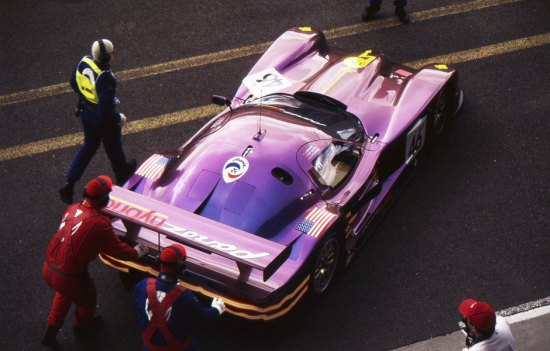 Panoz Q9 in de pitstraat