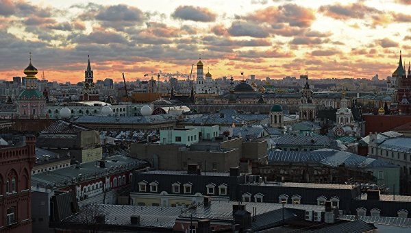 Вид на центр Москвы