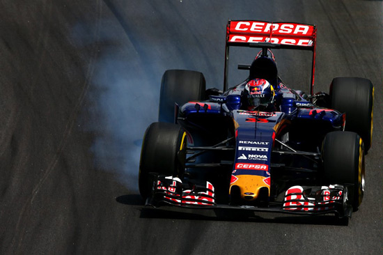 Max Verstappen met Ferrai Motor