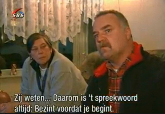 Als je nou niet heel snel je klep houdt, krijg je een paar patsen