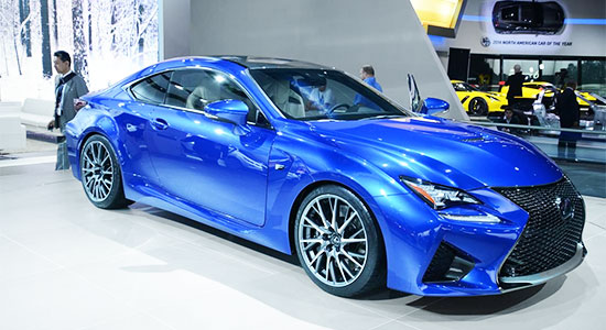 Lexus RC-F live in Detroit