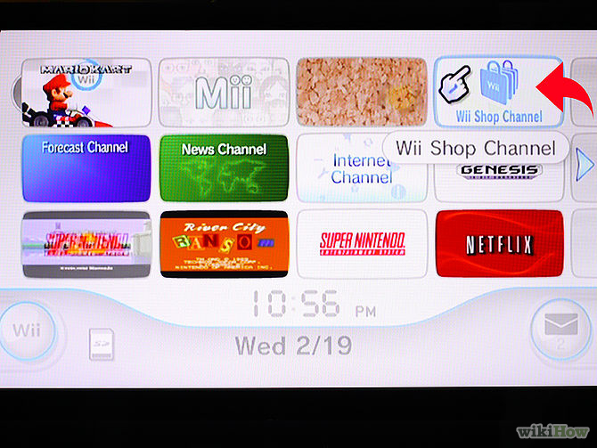 Image titled Access the Wii Shop Channel on the Wii Step 2
