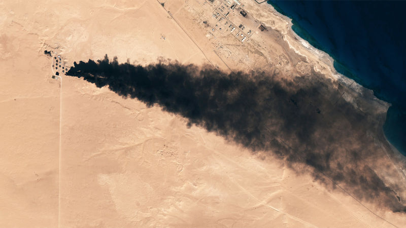 This Is What the ISIS Offensive Looks Like From Space