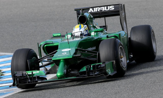 Caterham CT-04, met zijn penisneus