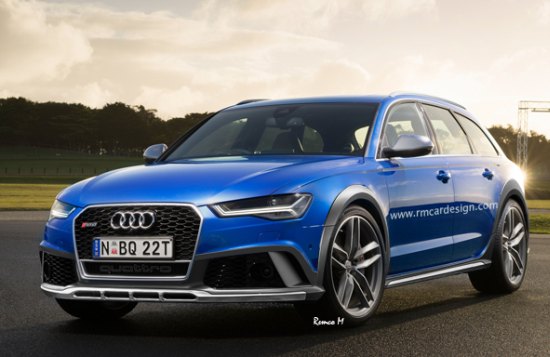 Audi RS6 Allroad render is eigenlijk best geslaagd