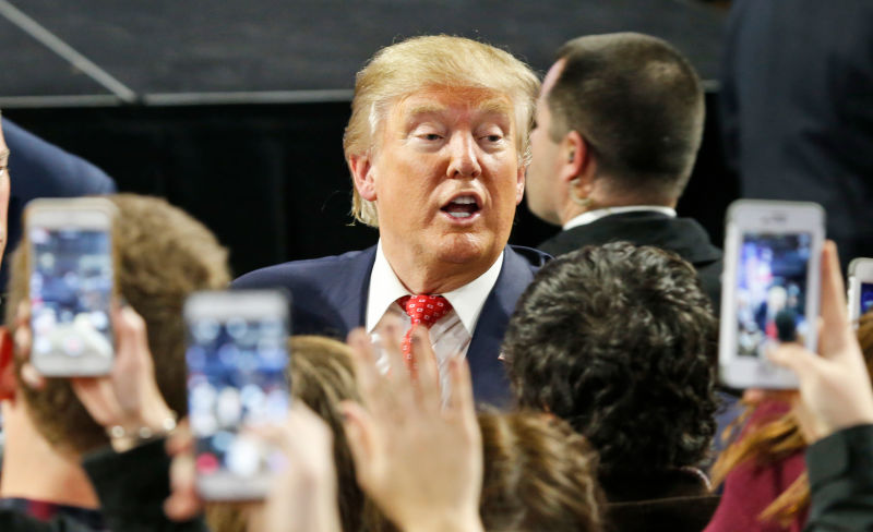 Trump Says He Will Force Apple to Manufacture in the US Because Trump Doesn't Care If What He Says Makes Sense